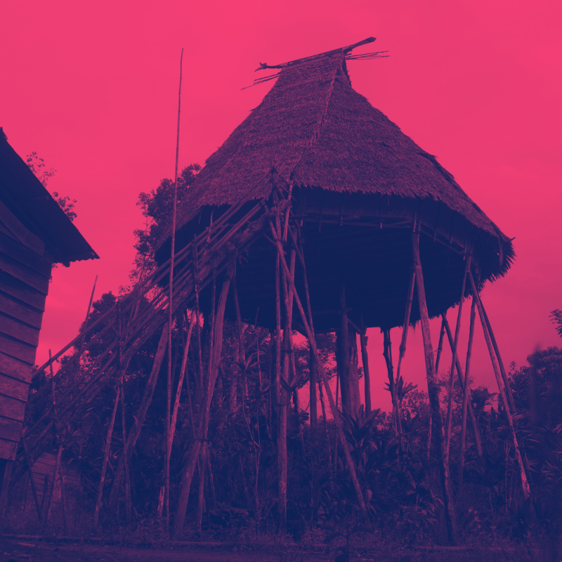 15 Rumah Balok, Dayak Bidayuh, Bengkayang, Kalimantan&nbsp;Barat