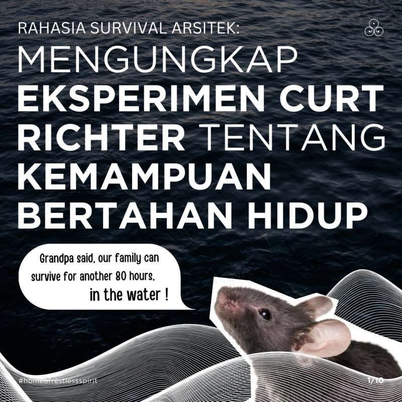 Rahasia Survival Arsitek: Mengungkap Eksperimen Curt Richter Tentang Kemampuan Bertahan&nbsp;Hidup