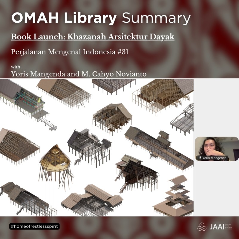 Summary | Perjalanan Mengenal Indonesia #31 – Book Launch “Khazanah Arsitektur&nbsp;Dayak”