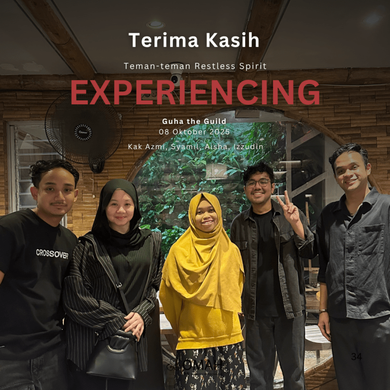 Experiencing – Kak Firaz, Kak Syamil, Kak Aishah, dan Kak&nbsp;Izzudin