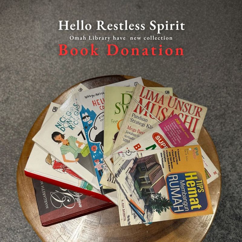 Book Donation – Sahabat OMAH&nbsp;Library